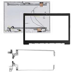 WANGHUIH LCD-achterklep bovendeksel + rand + scharnieren compatibel met Lenovo IdeaPad 330-15IKB 330-15ISK 330-15IGM 330-15ICH serie (A+B+H)