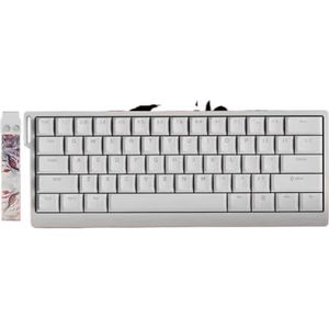 QPSJXN Magnetisch Hot Swap mechanisch speeltoetsenbord met 8K-keuzefrequentie voor aanpassing, compatibel met het FGG-model (MAD68 NoLight White)