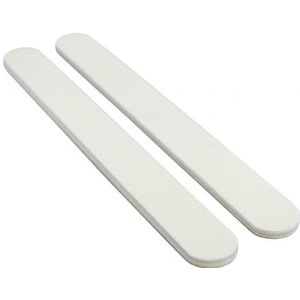 Wit 80/80 Wasbare Nagelvijl 12 Pack