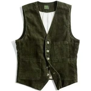Mode Werkkleding Amerikaanse Vintage Heren Vest Corduroy Jas Britse Mannen Vest Koorden Outdoor Jacht Jassen Mannelijke Kleding