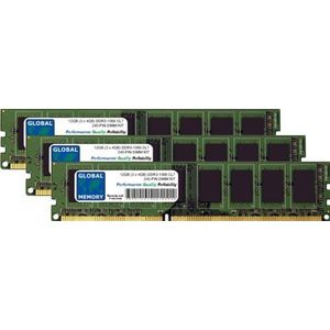 12GB (3 x 4GB) DDR3 1066MHz PC3-8500 240-PIN DIMM GEHEUGEN RAM KIT VOOR PC-DESKTOPS/MOEDERBORDEN
