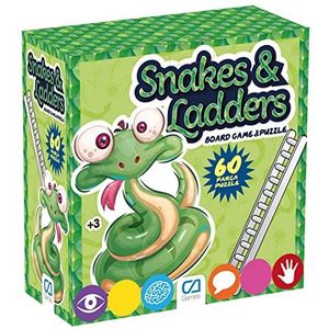 Ca Games Snake & Ladders 60-delige puzzel educatief en educatief spel