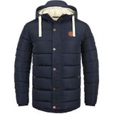 Blend - BHFrederic - Winterjas - Marineblauw - Gewatteerd - Met Afneembare Capuchon