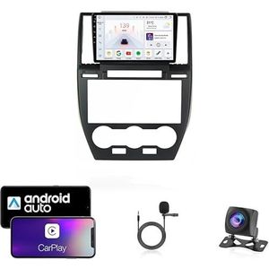 9 Inch Autoradio Compatibel voor Land Rover Freelander 2 2006-2012 met GPS Navigatie CarPlay Android Auto Acht-Core 4G Bluetooth WiFi MirrorLink Stuurwiel Afstandsbediening(T5 8 Core 4G+Wifi 6G+128G)