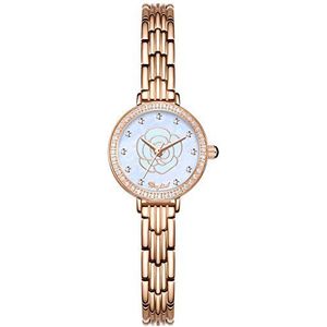 RORIOS Dames Horloges Women Watches Analoge Kwarts Horloges with Stainless Steel Strap Rhinestone Dial Fashion Ladies Watch