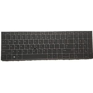 Laptop Toetsenbord Voor For HP ZBook 15 G6 Zwart Verenigde Staten Lay-out