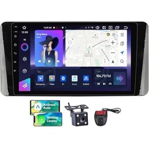 Voor Volkswagen Polo Mk6 6 2020-2022 Android 13 Carplay Autoradio, 9 inch Scherm Radio Wireless Android Auto BT Handsfree 4G WiFi FM/RDS/DAB+ Radio HiFi Achteruitkijkcamera + DVR(NF-1)