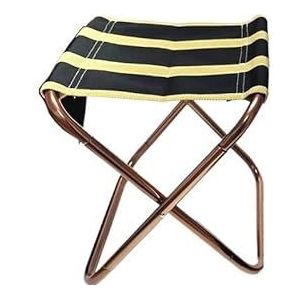 Lichtgewicht viskruk, draagbare klapstoel, visstoel met verstelbare poten, opvouwbare campingstoel met gaasrug en schouderband (Color : Black)