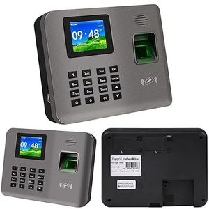 Inklokken in Machine, 2,4 inch biometrische vingerafdruk tijdregistratie machine RFID-kaart TCP/IP/USB medewerker check-in/check-out apparaatsoftware Kantoorponsklok