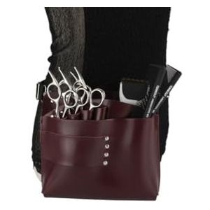 PXAMORTEL Kapperstas Grote heuptas Haarschaar Kam tas Kappers gereedschapstas Haarspeld fles tas Kappers salon gereedschap Kappers tas(Burgundy)