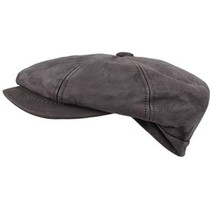 ballonpet met achterpand unisex lichtbruin maat 60