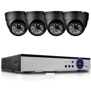Groothoek beveiligingscamera, 8CH 4K CCTV Camerasysteem 8MP Ai Menselijke detectie Indoor Outdoor Dome POE Ip Camera Nachtzicht Video Surveillance Kit Eenvoudig te installeren, met signaalversterker (