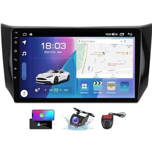 Android 13 9 Inch 2 Din QLED Autoradio Voor Nissan Sylphy 2012-2018 - Camera DVR GRATIS - Steun Carplay Android Auto DSP Stuurwiel FM RDS DAB WIFI 4G Bluetooth 5.0 Split-Screen(NF-3)