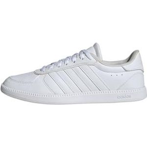 adidas Breaknet slanke schoenen, synthetisch bovenwerk, wit, Wolk Wit Wolk Wit Kern Wit, 5.5 UK