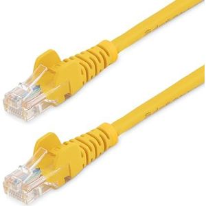 StarTech.com Cat5e Ethernet-kabel - 7,6 m - geel - patchkabel - snagloze Cat5e-kabel - lange netwerkkabel - Ethernet-kabel - Cat 5e-kabel - 7,6 m (45PATCH25YL)