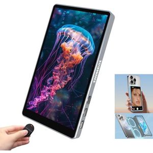 Shimbol CP5 Lite 5 inch 1080P Full HD selfie monitor scherm voor iPhone & Android - Wireless Bluetooth afstandsbediening vlog selfie monitor, externe monitor voor mobiele telefoon, live streaming