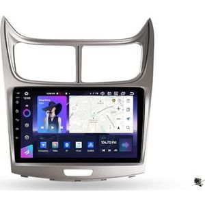 ZWCLSH Android 13 Stereo 9 Inch 1280 * 720 QLED Touchscreen Compatibel met Chevrolet Sail 2009-2013 GPS Navigatie Vervanging Ingebouwde Carplay En Android Auto Gratis Camera SWC, 3NF