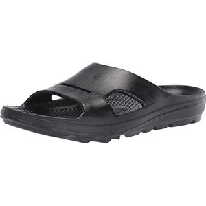 Spenco Men's Flip Flop Slide Sandal, Black, 14