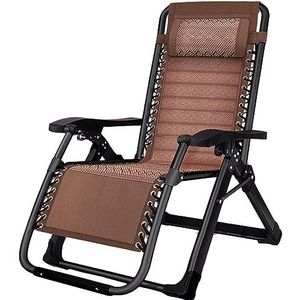 Ligstoel Zonneligstoel Ligstoelen Anti-zwaartekracht klapstoel, opklapbare fauteuil lounge fauteuil voor buiten achtertuin strand zwembad gazon Ligstoel Opvouwbaar Tuinligstoel (Color : A)