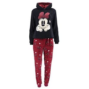 Minnie Mouse lange pyjama voor dames, Schwarz, L