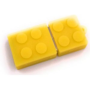 H-Customs bouwstenen speelgoed geel USB-stick 8 GB 16 GB 32 GB USB 2.0 / 8 GB