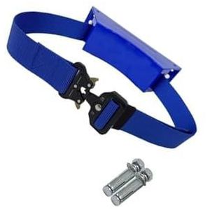 Zuurstoftankcilinderdrager - Verstelbare propaan- en stikstoftankhouder met ketting for thuisgebruik(Blue)