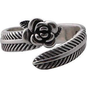Ring S925 Silver Rose Ring Fashion Vintage Gedragen Sieraden Vrouwelijke Ring, Ring, S925 Sterling Zilver