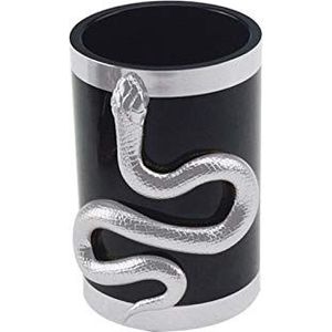 Bswefty 7/10st Snake Shape Make-up Borstels Set Foundation Poeder Oogschaduw Contour Concealer Blush Comestic Brush Kit Beauty Tool 10 (Handvat Kleur: Zilver)