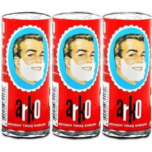 ARKO baardzeep stick ideaal voor mannen die van traditioneel scheren houden! (3 sticks)