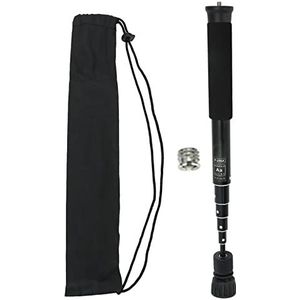 Akozon Camera Monopod, Heavy Duty 6 Sectie Monopod Telescopische Aluminium Camera Unipod Draagbare Fotografie Opvouwbare Statief