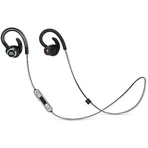 JBL Reflect Contour 2.0, Secure Fit, in-ear draadloze sporthoofdtelefoon met 3-knops microfoon/afstandsbediening - zwart