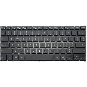 Laptop Toetsenbord Voor For DELL Latitude 5285 Verenigde Staten Lay-out Colour Zwart