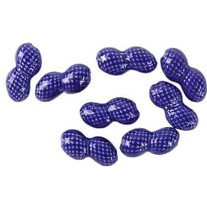 10 stuks pinda vorm keramische kralen voor sieraden maken losse spacer DIY armband ketting oorbel kraal charme accessoires-donkerblauw-22 mm 10 stuks