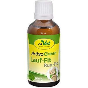 cdVet Natuurproducten ArthroGreen Running Fit 100 ml - voedingssupplement ter ondersteuning van de gewrichten voor paard, hond en kat met kruiden