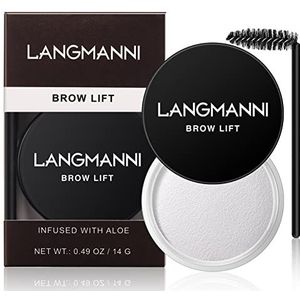 Brow Zeep Voor Wenkbrauw | Clear Feathery Wenkbrauw Solid Gel Styling Kit Wenkbrauw Wax, Waterdichte Wenkbrauw Make-up Balsem Pomade Cosmetica Bevriezen Pomade Voor Brow Lamineren Teksome