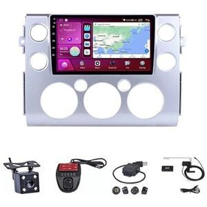 Android Autoradio Video Multimedia Speler, 9 Inch Touch Screen Radio Plug And Play Autotoebehoren met Bluetooth En Navigatie En Achteruitrijcamera Voor Toyota FJ Land Cruiser J15 2006-2020 (Size :