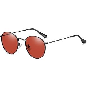 Klassieke Ray Cut-zonnebril for dames Gepolariseerde modebrillen Ronde zonnebril for heren UV-bescherming (Kleur : 18)