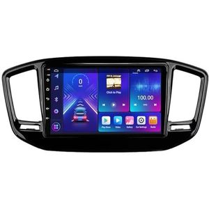 Dubbele DIN Android 14 autoradio voor Geely Emgrand X7 Vision X6 2014-2020 9 Duim QLED Touch screen-met Draadloze Carplay Android Auto GPS navigatie 4G WiFi Stuurwielbediening achteruitrijcamera(P4 4G