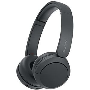 Sony WH-CH520 Draadloze Bluetooth-hoofdtelefoon, tot 50 uur batterijduur met snellaadfunctie, on-ear model, zwart (Refurbished)