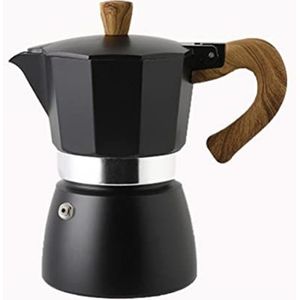 Mnsun 150 ml koffiezetapparaat, geschikt voor inductie, aluminium mokkapan, espresso-maker, espresso-maker, moka-kan voor filterkoffiezetapparaat