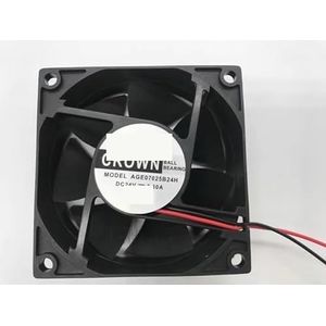 CPU Fan for CROWN AGE07025B24H DC24V 0.30A Frequency FAN 7CM 7025 70 * 70 * 25MM