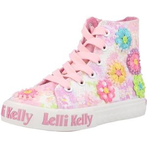 Lelli Kelly Canvas Meisjes Baseball Boots Eloise Mid Enkel LK4910, Wit, 11.5 UK Child