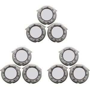 HQ6 Vervangende Scheerkop, Compatibel met HQ662, HQ7830 en HQ6888, Roestvrij Staal, Eenvoudig te installeren, 9 stuks