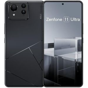 ASUS Zenfone 11 Ultra, EU Official, Eternal Black, 16GB RAM 512GB Opslag, Snapdragon 8 Gen 3, 6,78"" AMOLED 144Hz, 50MP Gimbal Camera