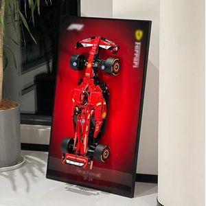 Display Wallboard voor Lego Technic Ferrari SF-24 F1 Model Car Kit Bouwset 42207, Volwassen Collectibles Muurbevestiging, Home of Office Decor, Kleurverloop (geen Auto Inbegrepen)