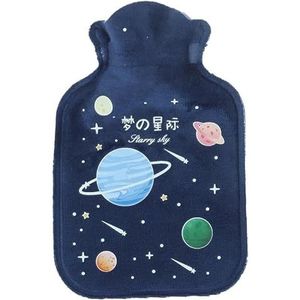 Warmwaterkruik 1 stuks buikwarmers warmwaterkruik rubberen zak cartoon warm ontspannend veilig warmte koude grote pluche doek warmwaterzak warmwaterzak (N6)