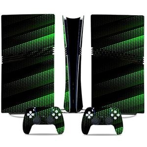 Anti Kras Voor PS5 Pro Skin Disc Edition & Voor PS5 Pro Skin Digital Edition Console Controller Vinyl Cover Skins Wraps Krasbestendig Compatibel 26721 Geen Schuimvorming(Disc Version)
