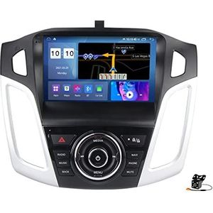 Android 14 Autoradio 2-Din Radio voor F-ord Focus 2011-2015 GPS Navigatie 9in Sat Multimedia Player Video Bluetooth-ontvanger met 4G WiFi FM DSP SWC Carplay,M100s