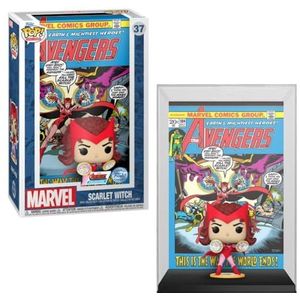 Funko Pop Comic Cover! Marvel: Avengers - Scarlet Witch (Exc) Vinylfiguur om te verzamelen - Cadeau-idee - Officiële Merchandise - Speelgoed voor kinderen en volwassenen - Modelfiguur voor