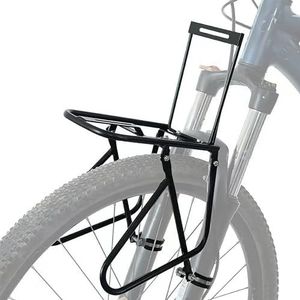 Fietsbagagedrager met borgmoer 20 kg belasting Fietsenrek Bagagerek Installeerbare fietsmand voor fietstochten Camping,zwart